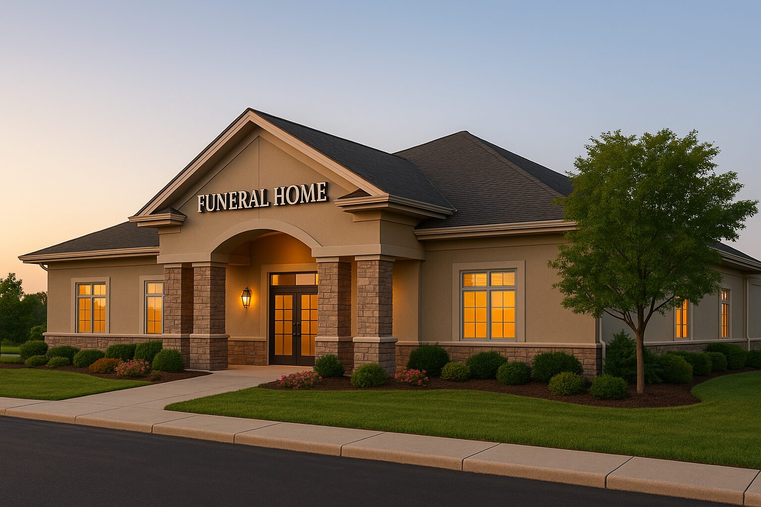 Funeral Home Unversity Road Between Sheridan Street And Taft Street