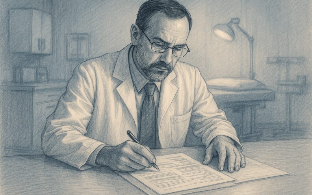 Private Forensic Pathologist Near Me Reviewing Final Reports For Independent Autopsy Services And Second Opinion Examination.