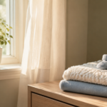 Knitted Baby Booties And Blanket By A Window, Symbolizing Comfort After Pregnancy Loss And Fetal Autopsy Support.